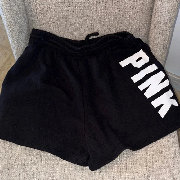 Pink Victoria’s secret sweat shorts FINAL PRICE - Picture 1 of 4